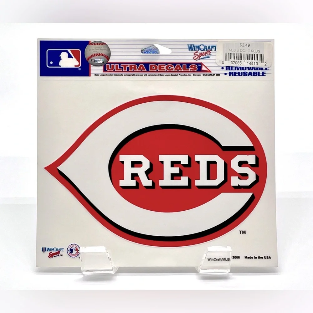 NEW Village Licensed MLB Cincinnati Reds Wall Border and Wincraft Logo D…